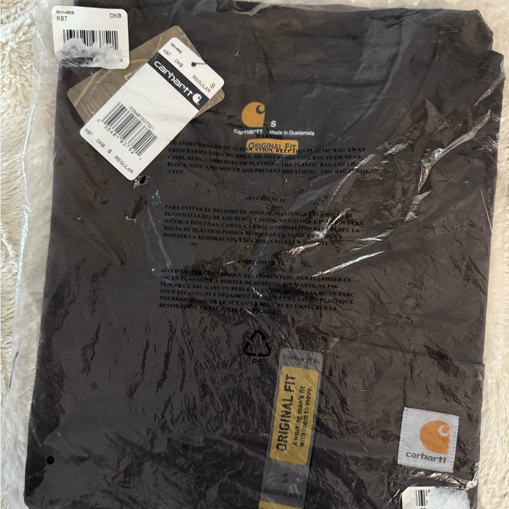 Carhartt Men's Brown Original Fit Shirt